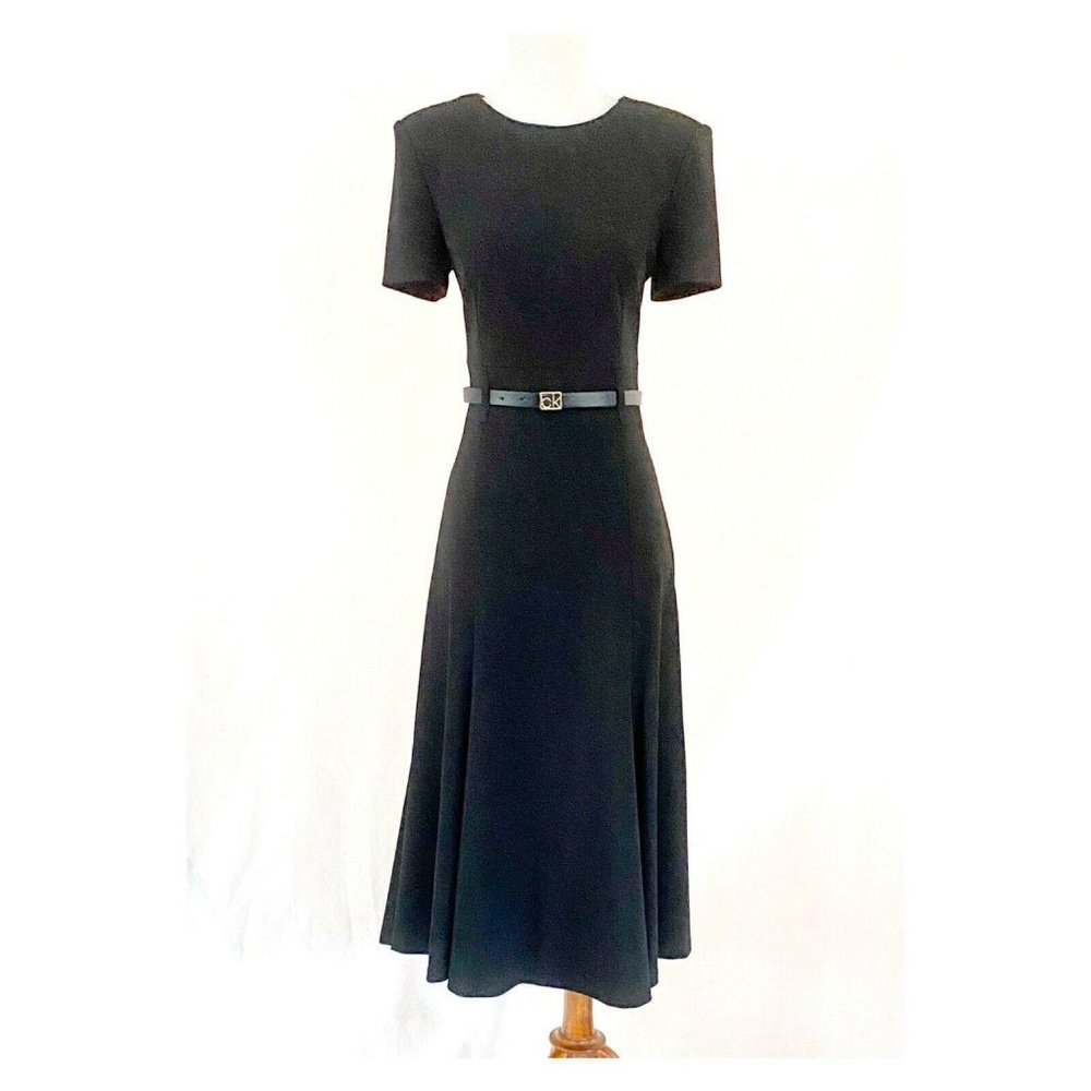 Calvin Klein Short Sleeve Fit - Flare Dress
